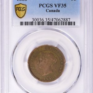 Canada 1888 Cent KM-7 PCGS VF-35 BN